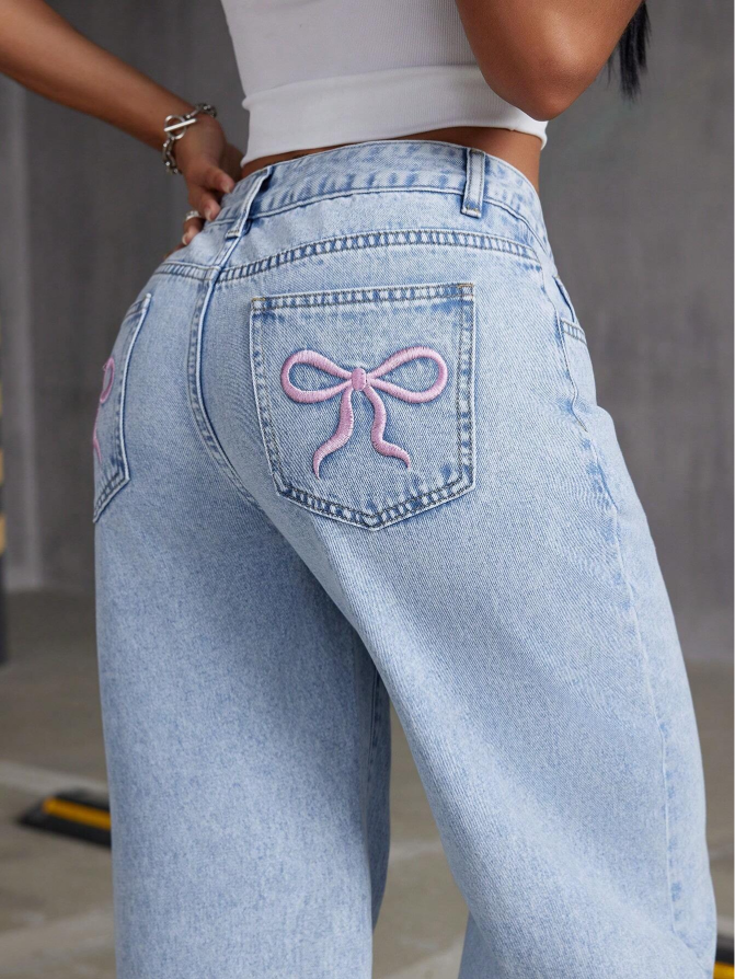Fleur | Bow tie Jeans